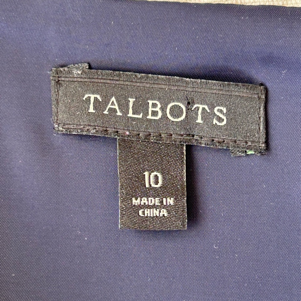 Talbots Women’s Ikat Stretch Dress Sleeveless Size 10 - Picture 8 of 12